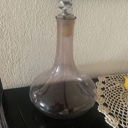 Vintage Rose Decanter