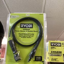RYOBI Power Cleaner 6” Flexible Wand $40
