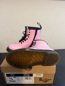 Dr. Martens Pink Patent Boot - Toddler 9