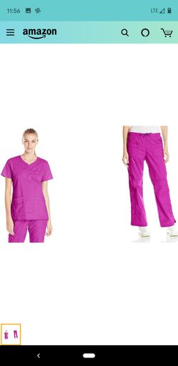 Wonder wink scrub small top$5, PS bottom $5