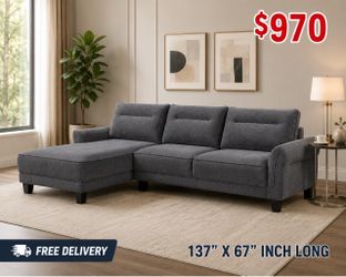 🌟Free Delivery—Brand New Sofa, Couch, Sectional