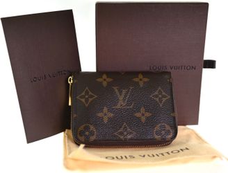 Louis Vuitton Monogram Zippy Coin Purse Wallet Leather Brown M60067 Card Holder VERY NICE CONDITION