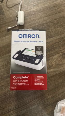 OMRON Complete 2-in-1 Upper Arm Blood Pressure Monitor and EKG Monitor for Home Use