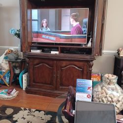 Tall TV  And Storage Cabinet