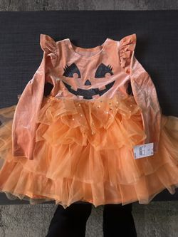 Brand New With Tags Pumpkin Dress 4t
