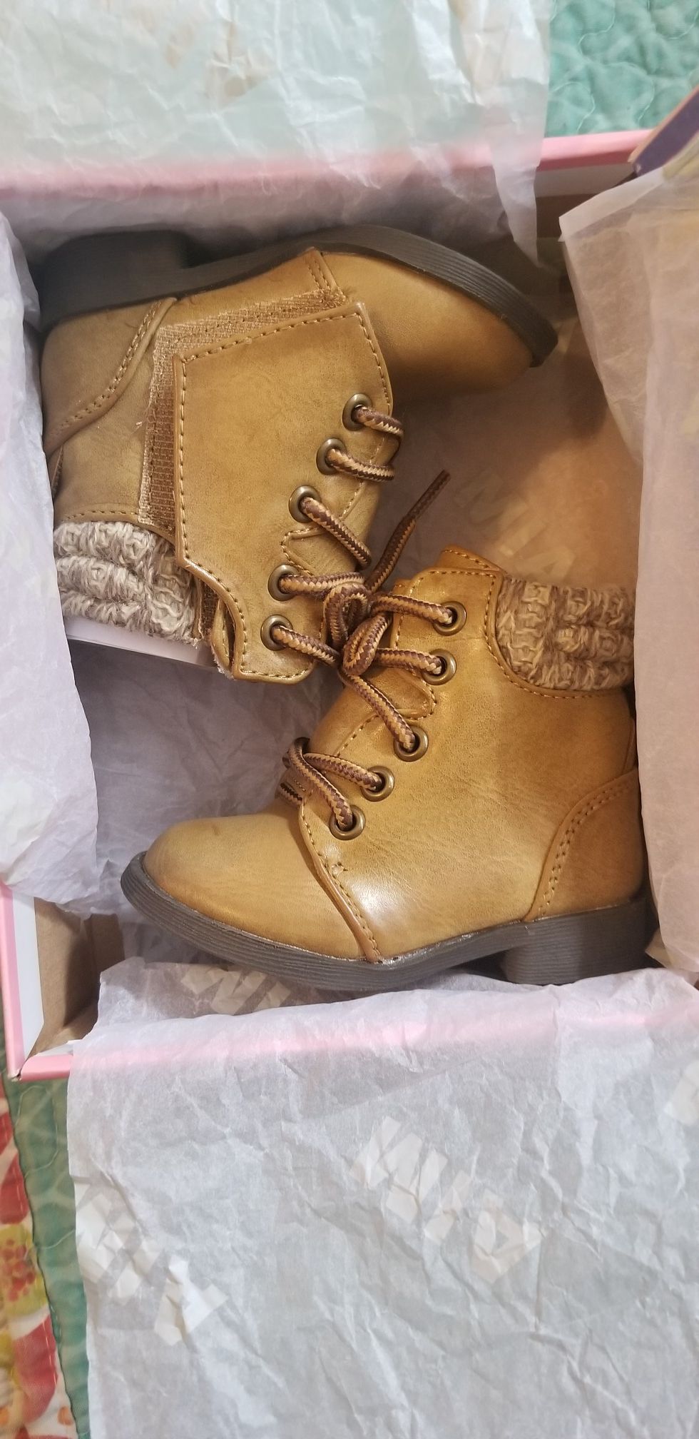 Baby girl boots size 2 New