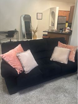 Black sofa