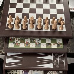 Chess set game board