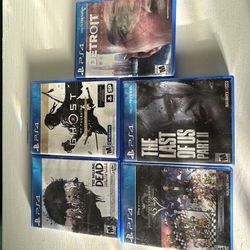 5 Games For Sale (good Deal )