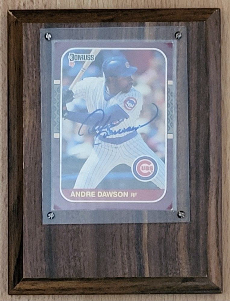 ANDRE DAWSON SIGNED CARD!