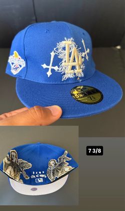 New Era LA Dodgers Custom Fitted Hat Size 7 3/8