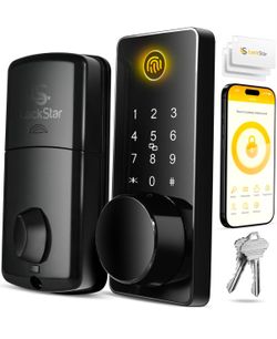 LOCKSTAR® Smart Door Lock • Keyless Entry Deadbolt Door Lock • Multiple Entry Methods – APP