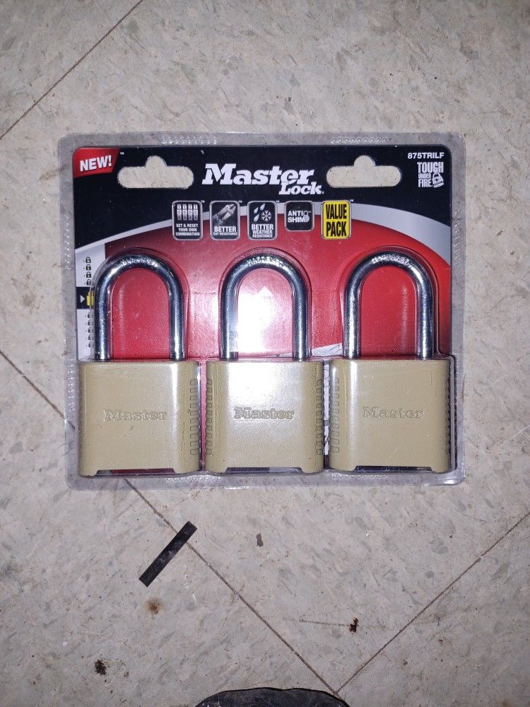 Master Lock 3-pack Locks
