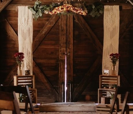 Wooden Arch With Decor