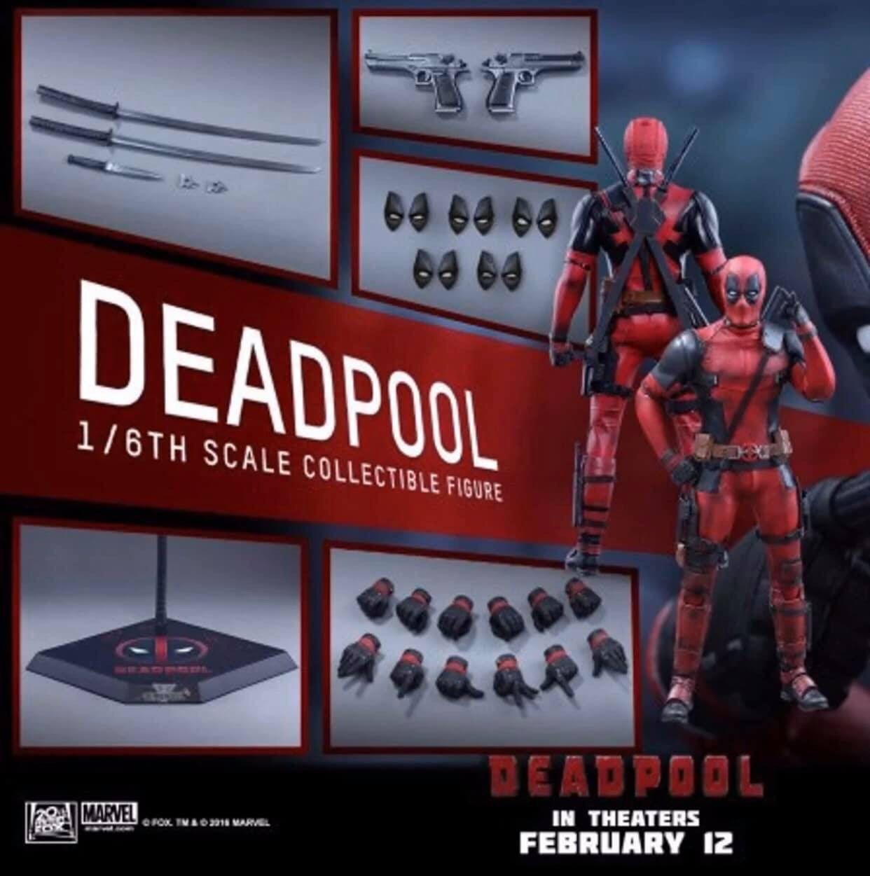 Deadpool 1/6 scale Hot Toys collectible figure