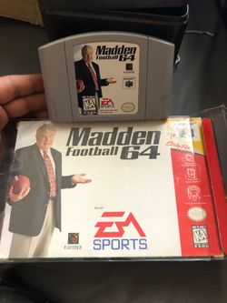 Madden 64 in box