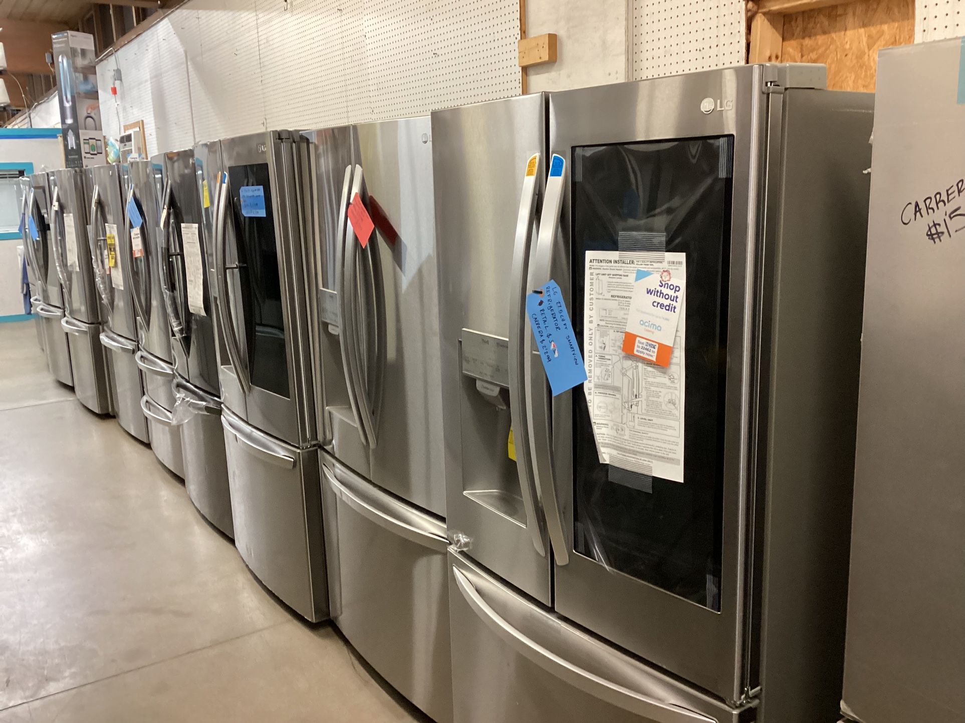 Ge, LG Refrigerators New Scratch And Dent Starting At $1,200