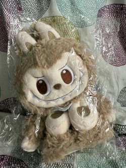 Labubu Beige (Light Brown) Hand Puppet 