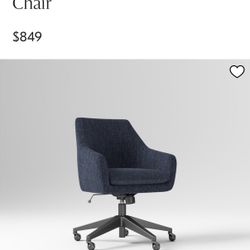 West Elm Helvetica Swivel Office Chair 