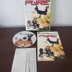 Pure Xbox 360 Game Complete Motorsport Cross Bike Racing CIB W/ Manual, Reg Card