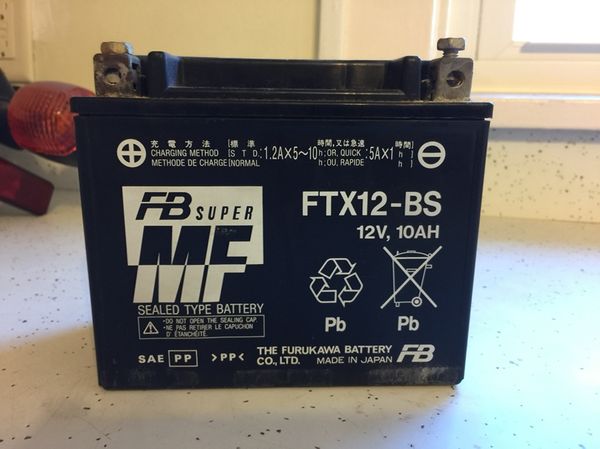 Ftx12 bs аккумулятор