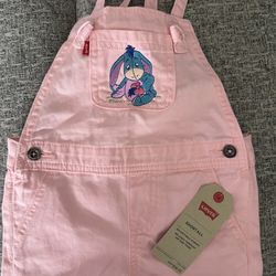 Embroidered Levi Shortalls