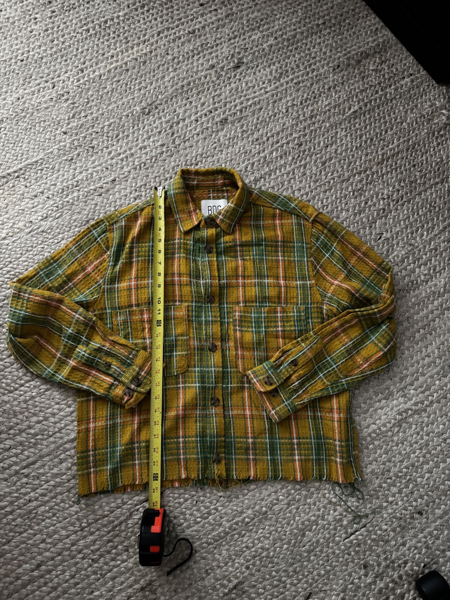 Woven Plaid Shirt