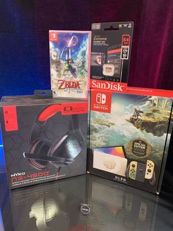 Nintendo Switch OLED Gaming Console The Legend of Zelda: Tears of the Kingdom Edition Bundle