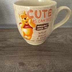 Disney Store Winnie the Pooh ~ Cute As Can Be Collectible Mug.