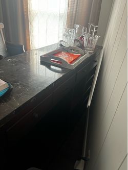 Bar with chairs