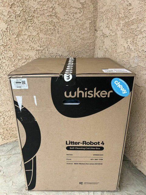 Brand New Whisker's Litter Robot 4 BLACK 