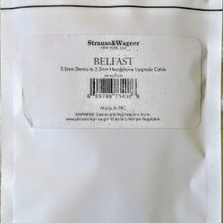 New Strauss & Wagner Audiophile 3.5mm Stereo To 3.5mm Upgrade Headphone Cable