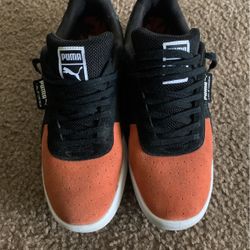Orange Black California Puma Size 12 Slightly Worn