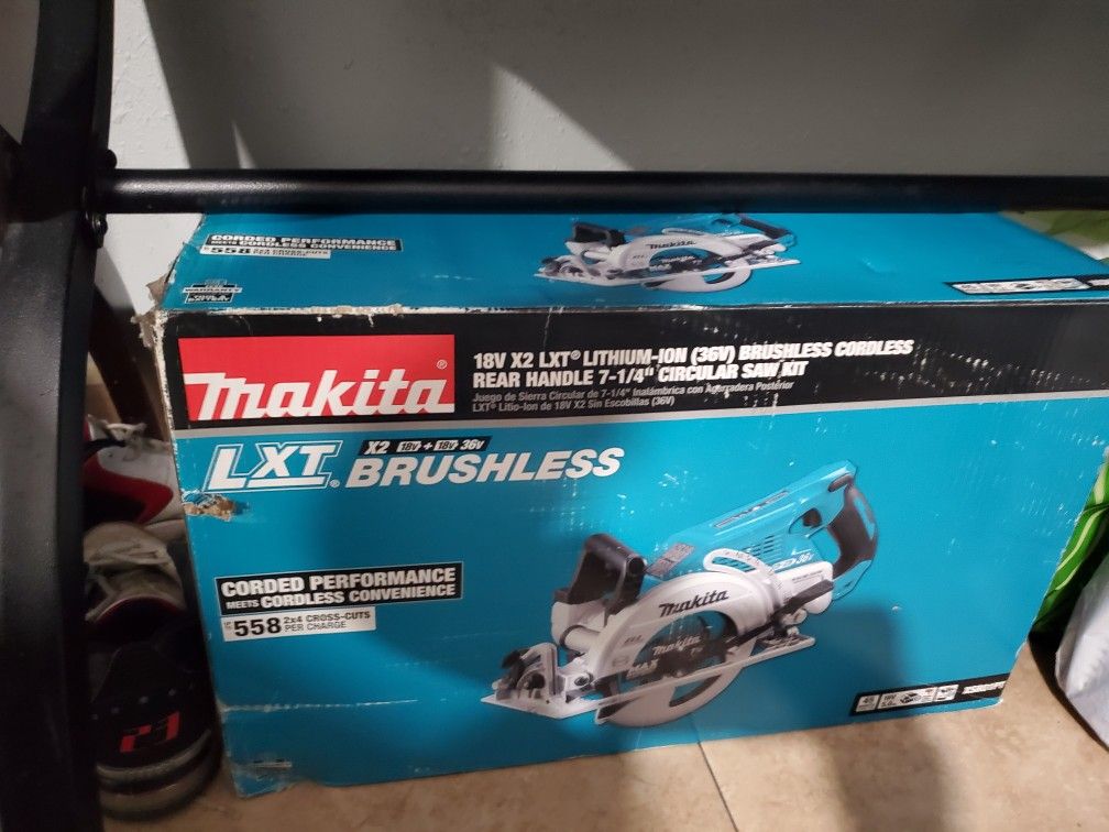 18v X LXT Makita Brushless Circular CORDLESS SAW KIT