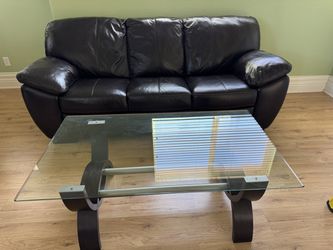 Black Lether Couch