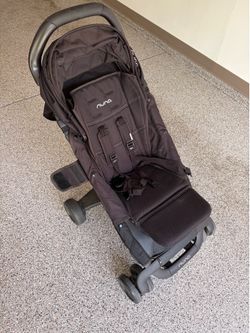 Nuna TRVL Self-Folding Compact Stroller - Caviar
