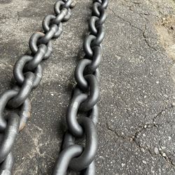Pair Of 5 Foot Weight Training Chains