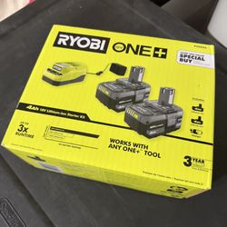 Ryobi One+ 18v 4Ah Lithium Ion Batteries Bundle