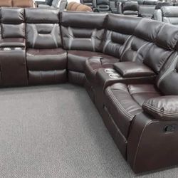 New Power Recliner Sectional Couch! Free Delivery 🚚! Financing Available!