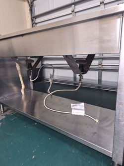 Commercial 4-Well Gas Steam Table Food Warmer – Stainless Steel