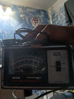 Sears Tach dwell voltmeter