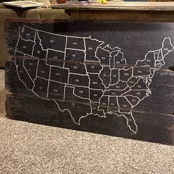 Wood Map Picture