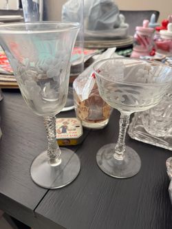 Crystal glasses