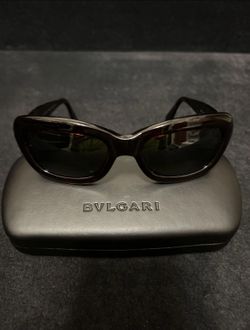 Authentic New Bvlgari Sunglasses Dark Brown