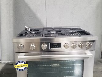 Bosch 800 Series 36" 3.5 cu. ft. Freestanding Gas Range with 6-Burners - Stainless Steel (HGS8655UC-D-0114)