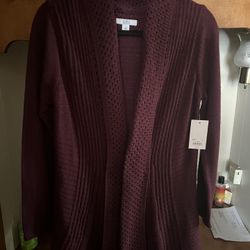 Burgundy Beautiful Lady Sweater