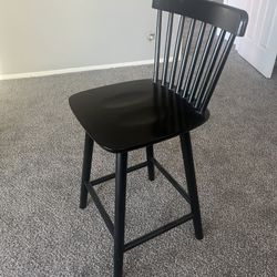 2 Stools Black 