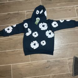 Navy Blue Demin Tear