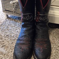 Men’s Size 10 E Justin Made In USA Vintage Y1971 Special Cowboy Western Boots