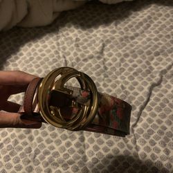 Flower Gucci Belt